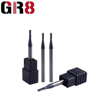 2枚刃平形微小径フライス